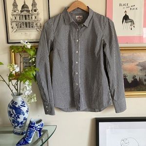 J Crew Striped Blouse